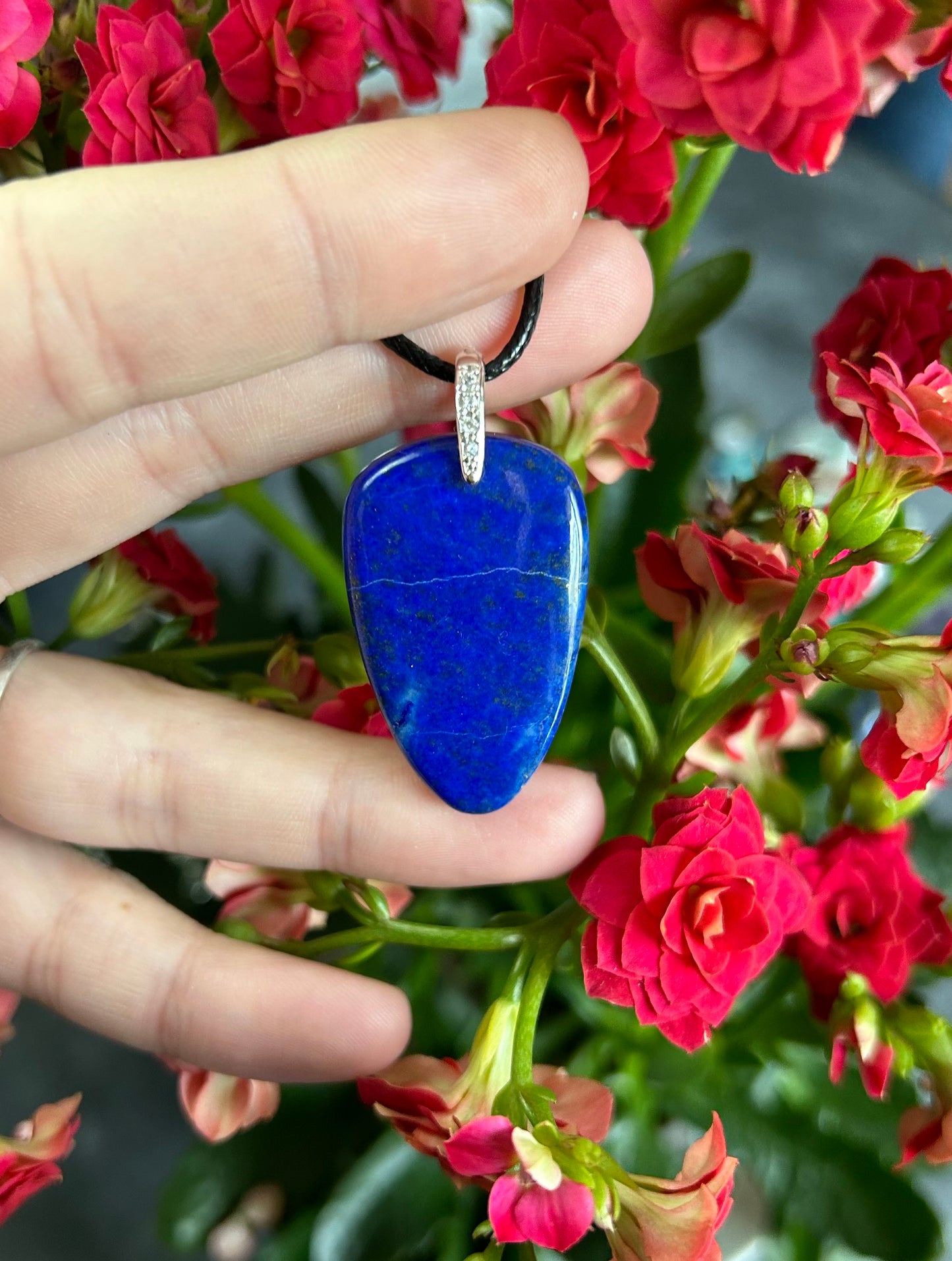 Pendentif goutte Lapis-lazuli