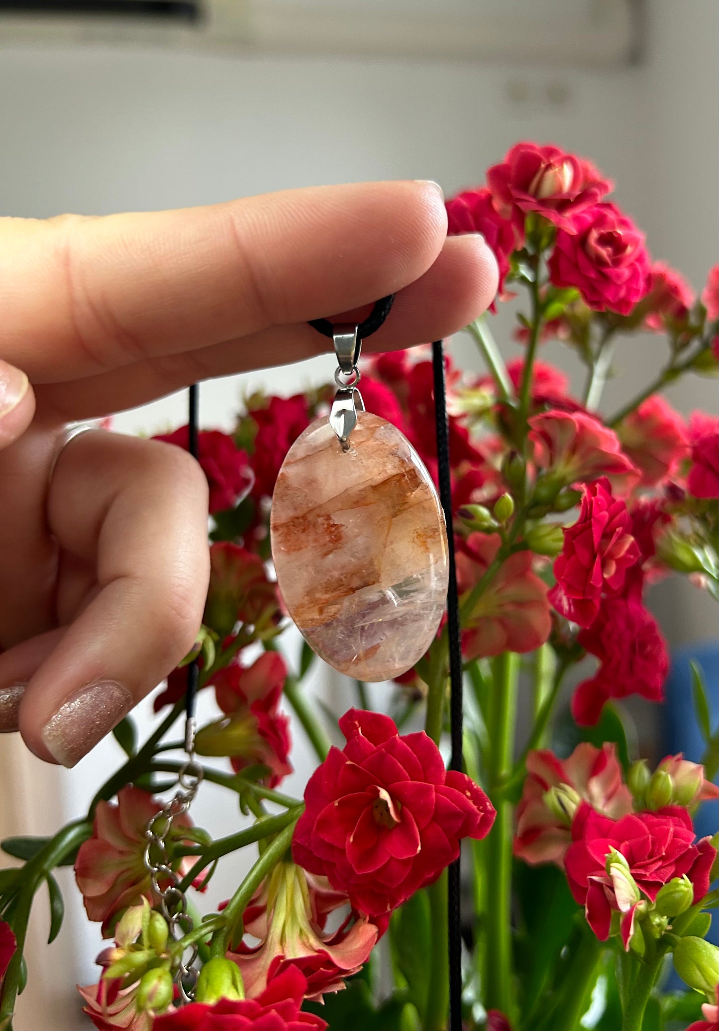 Pendentif Quartz Hematoide